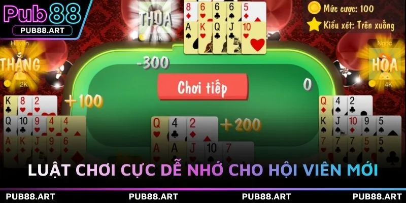 Luật chơi cực dễ nhớ cho hội viên mới 