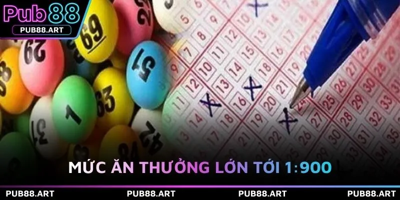 Mức ăn thưởng lớn tới 1:900