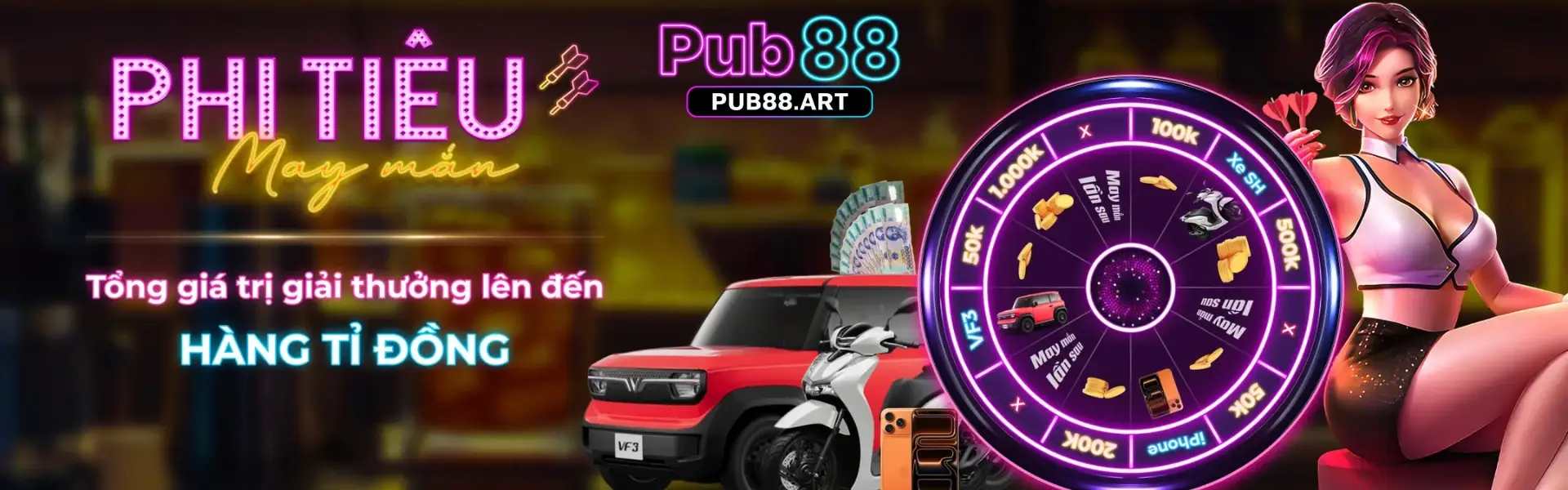 tham gia pub88 nhận ngay hàng tỷ đồng